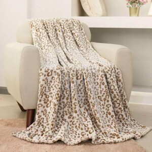 FY FIBER HOUSE Flannel Fleece Throw Microfiber Blanket