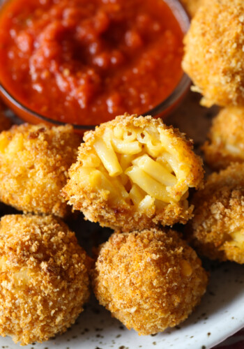 Air Fryer Mac and Cheese balls