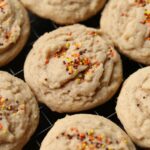 These Soft Amish Cinnamon Brown Sugar Cookies are thick, with a light, melty texture. Slightly crisp edges with a soft buttery center!