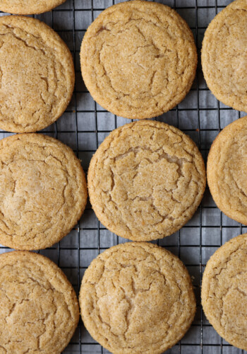 Apple Cider Cookies on a cooling rack