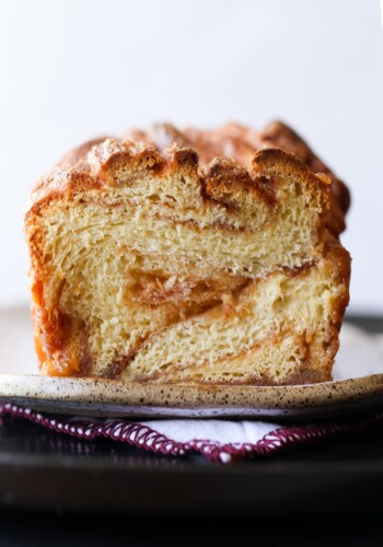 Cinnamon sweet bread loaf.