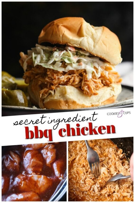 Crockpot Shredded Chicken Pinterest Image