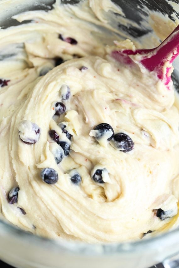 Super moist Sour Cream Blueberry Bundt Cake