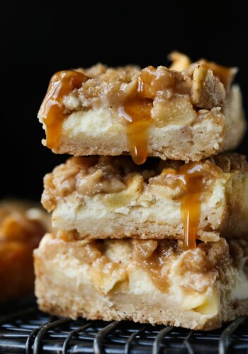 Caramel Apple Cheesecake Bars