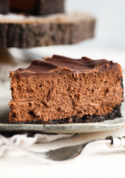 Chocolate Cheesecake is a chocolate version of my perfect cheesecake recipe