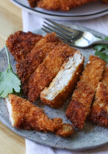 sliced chicken cutlets