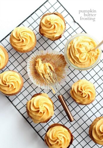 Pumpkin Butter Frosting | www.cookiesandcups.com