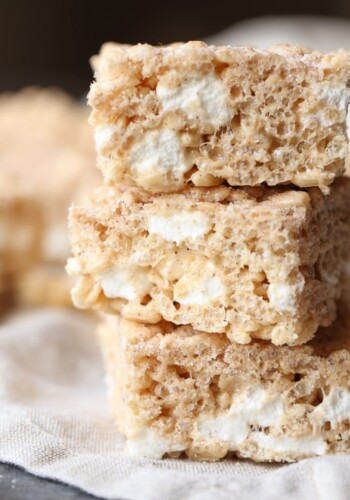 Image of Snickerdoodle Rice Krispie Treats, Stacked