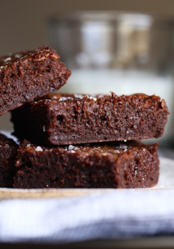 A Stack of Sweet and Salty Brownies