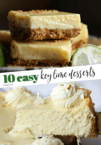 Pinterest image for 10 Key Lime Desserts